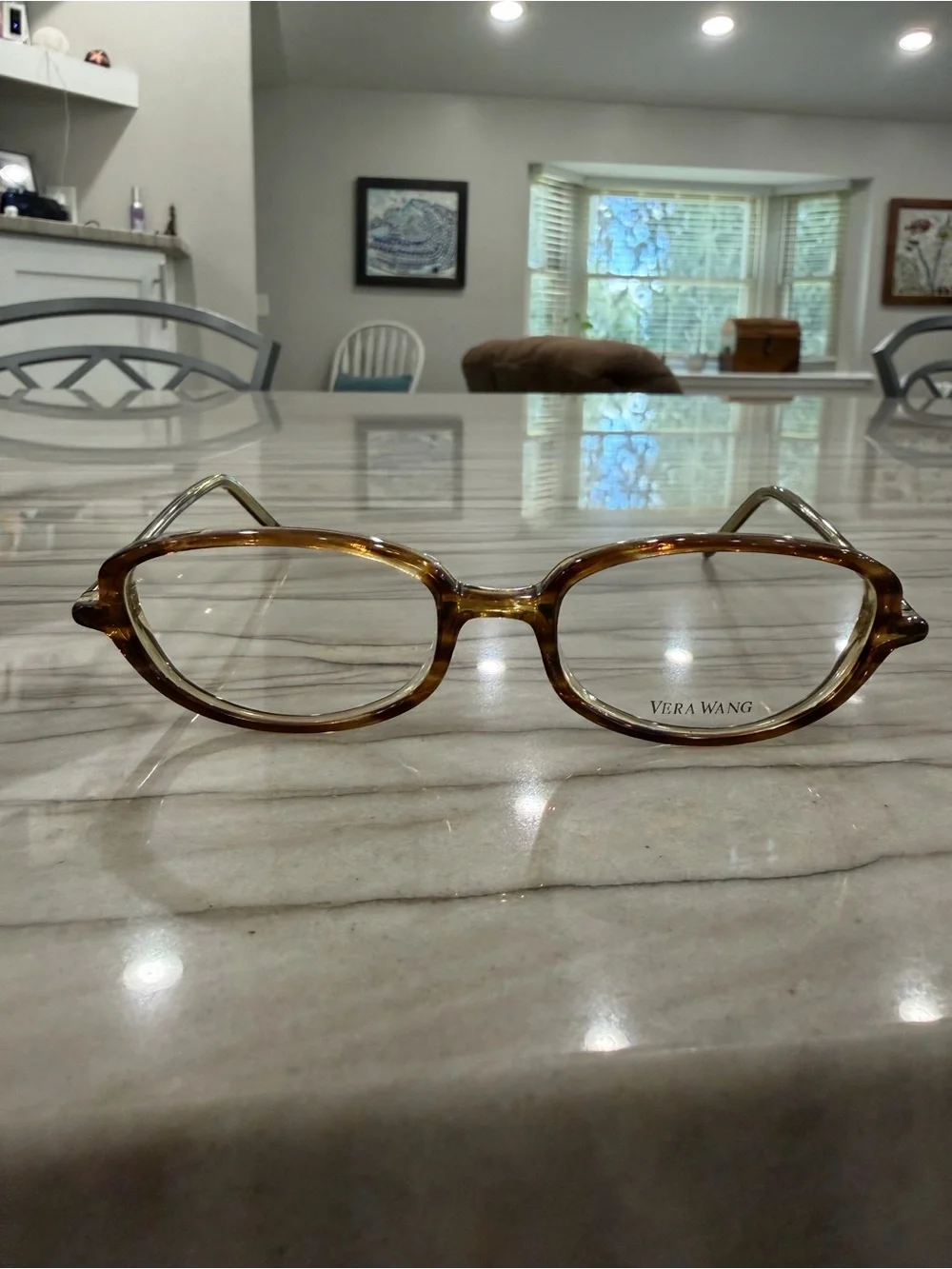 Vera Wang V40 Tabac Tortoise Eyeglasses Frames 49-17-133 NEW